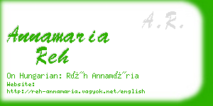 annamaria reh business card